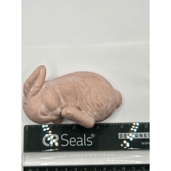 Garden Terra Cotta Bunny Rabbit Figure Aprox 4” X 2.75” Adorable - Picture 8 of 10